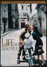 7t112 LIFE IS BEAUTIFUL Canadian 1sh '98 Roberto Benigni's La Vita e bella, Nicoletta Braschi!