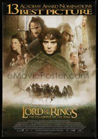 7t113 LORD OF THE RINGS: THE FELLOWSHIP OF THE RING Canadian 1sh '01 J.R.R. Tolkien