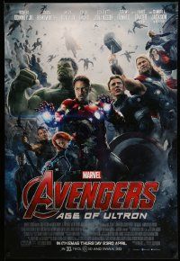 7t533 AVENGERS: AGE OF ULTRON advance DS English 1sh '15 Marvel Comics, Scarlett Johansson, Assemble