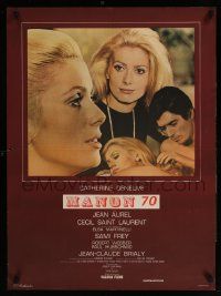 7t409 MANON 70 French 23x31 '68 different images of sexy Catherine Deneuve, Robert Webber!