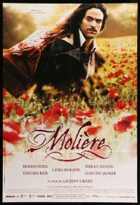 7t378 MOLIERE French 27x40 '07 great image of Romain Duris walking in flowers!
