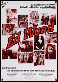 7t051 ED WOOD German 90s Glen or Glenda, Plan 9, Bride of the Monster, many wacky images!