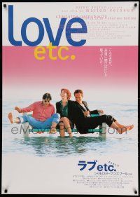 7t501 LOVE, ETC. Japanese 29x41 '97 Charlotte Gainsbourg, Yvan Attal, Charles Berling!