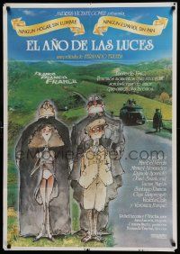 7t160 YEAR OF ENLIGHTENMENT Spanish '86 El Ano de las Luces, completely different wacky artwork!