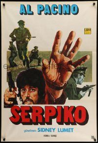 7t354 SERPICO Turkish '74 Al Pacino on the streets, Sidney Lumet crime classic, different!