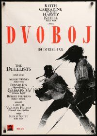 7t924 DUELLISTS Yugoslavian 20x28 '78 Ridley Scott, Keith Carradine, Harvey Keitel, fencing!