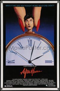 7w521 AFTER HOURS style B 1sh '85 Martin Scorsese, Rosanna Arquette, great art by Mattelson!