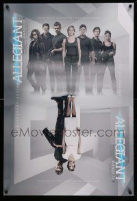 7w526 ALLEGIANT teaser DS 1sh '16 The Divergent Series, Shailene Woodley, James, Watts, cast image!