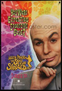 7w539 AUSTIN POWERS: THE SPY WHO SHAGGED ME teaser 1sh '97 Mike Myers as Dr. Evil!
