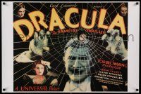 7w390 DRACULA 24x36 commercial poster '93 Tod Browning, Bela Lugosi vampire classic!