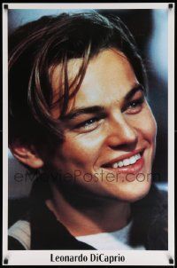 7w411 LEONARDO DICAPRIO 23x35 commercial poster '00s great close up of the mega-star!