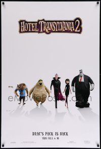 7w713 HOTEL TRANSYLVANIA 2 teaser DS 1sh '15 Genndy Tartakovsky's 3-D CGI animation sequel!