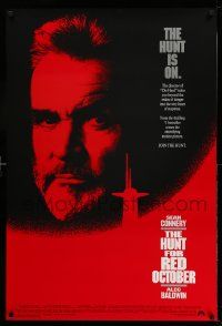 7w724 HUNT FOR RED OCTOBER 1sh '90 Russian military submarine captain Sean Connery!