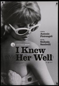 7w725 I KNEW HER WELL 1sh '16 Antonio Pietrangeli, great image of sexiest Stefania Sandrelli!