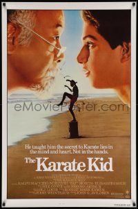 7w767 KARATE KID int'l 1sh '84 Pat Morita, Ralph Macchio, teen martial arts classic!