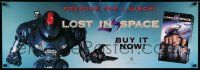 7w344 LOST IN SPACE 14x40 video poster '98 William Hurt, Mimi Rogers, and cast!