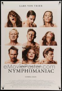 7w838 NYMPHOMANIAC VOLUME I advance DS 1sh '13 Lars von Trier, sexy cast portraits!