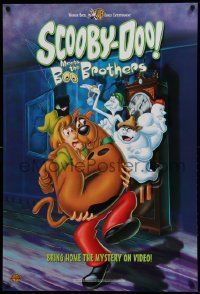 7w353 SCOOBY-DOO MEETS THE BOO BROTHERS 27x40 video poster R00 classic animated cartoon mystery!