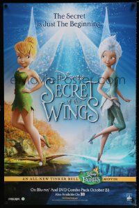 7w354 SECRET OF THE WINGS 27x40 video poster '12 the secret is just the beginning!
