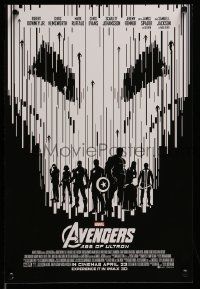 7w474 AVENGERS: AGE OF ULTRON IMAX English mini poster '15 Marvel Comics, Scarlett Johansson!
