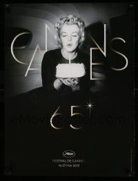 7w134 CANNES FILM FESTIVAL 2012 24x32 French film festival poster '12 image of Marilyn Monroe!