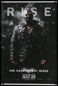 7w177 DARK KNIGHT RISES set of 3 24x36 specials '12 Christian Bale as Batman, Hathaway & Tom Hardy!