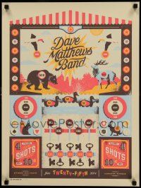 7w104 DAVE MATTHEWS BAND 18x24 music poster '14 different art from Two Arms Inc., 519/625!