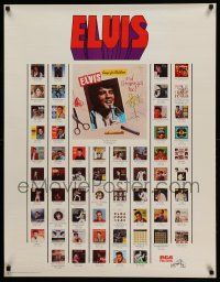 7w106 ELVIS PRESLEY 2 22x22 music posters '78 Sings for Children, cool images of the King!
