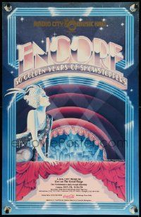 7w093 ENCORE 50 GOLDEN YEARS OF SHOWSTOPPERS 23x36 stage poster '82 artwork by Paul Tankersley!