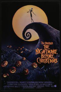 7w220 NIGHTMARE BEFORE CHRISTMAS 18x27 special '93 Tim Burton, Disney, great horror cartoon image