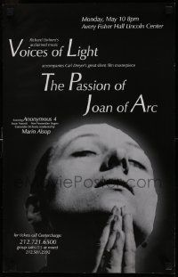 7w224 PASSION OF JOAN OF ARC 14x22 special R99 Carl Theodor Dreyer classic, cool close-up!