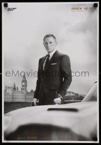 7w246 SKYFALL IMAX 14x20 special '12 image of Daniel Craig as Bond, newest 007!
