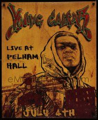 7w274 YOUNG CAESAR 24x30 special '05 prop poster used in Get Rich or Die Tryin' with 50 Cent!