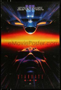 7w925 STAR TREK VI teaser 1sh '91 William Shatner, Leonard Nimoy, Stardate 12-13-91!