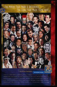 7w365 WARNER BROS: 75 YEARS ENTERTAINING THE WORLD 27x40 video poster '98 many actors!