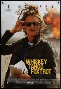 7w987 WHISKEY TANGO FOXTROT advance DS 1sh '16 great image of war journalist Tina Fey!