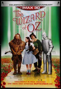 7w990 WIZARD OF OZ advance DS 1sh R13 Victor Fleming, Judy Garland all-time classic, rated G!