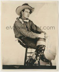 7x1170 AL HOXIE signed 8.25x10 REPRO still '70s great cowboy portrait by Chateau Studios of LA!