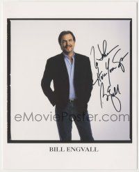 7x0613 BILL ENGVALL signed color 8x10 publicity still '00s great smiling portrait of the comedian!