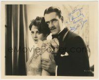 7x0699 BILLIE DOVE signed 8x10 still '27 close up with Walter McGrail from The American Beauty!