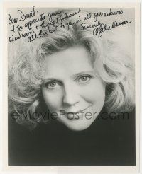 7x1193 BLYTHE DANNER signed 8x10 REPRO still '80s great head & shoulders portrait with a sweet note!