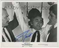 7x0708 CHARLES AZNAVOUR signed 8x10 still '70 French singer being tortured in The Adventurers!