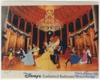 7x1068 DISNEY'S ENCHANTED BALLROOM signed color 7.75x10 REPRO still '90s by BOTH Costa AND Caselotti