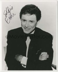 7x1235 EDDIE FISHER signed 8x10 REPRO still '80s waist-high portrait of the famous singer in tux!