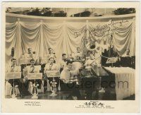 7x0628 EDDY DUCHIN signed deluxe 8x10 music publicity still '40s performing with his orchestra!