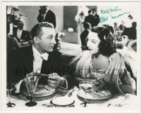7x1239 ETHEL MERMAN signed 8x10.25 REPRO still '80s close up with Bing Crosby in Anything Goes!