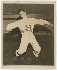 7x0753 HAROLD PECK signed 8x10 still '40s great image of the vaudeville dancer showing his moves!