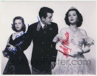 7x1252 HER HIGHNESS & THE BELLBOY signed 7.75x10 REPRO still '80s by BOTH Hedy Lamarr & June Allyson