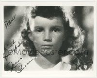 7x1274 JANINE PERREAU signed 8x10 REPRO still '80s great close up from Invaders From Mars!