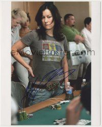 7x1095 JENNIFER TILLY signed color 8x10 REPRO still '90s the actress/World Series of Poker winner!